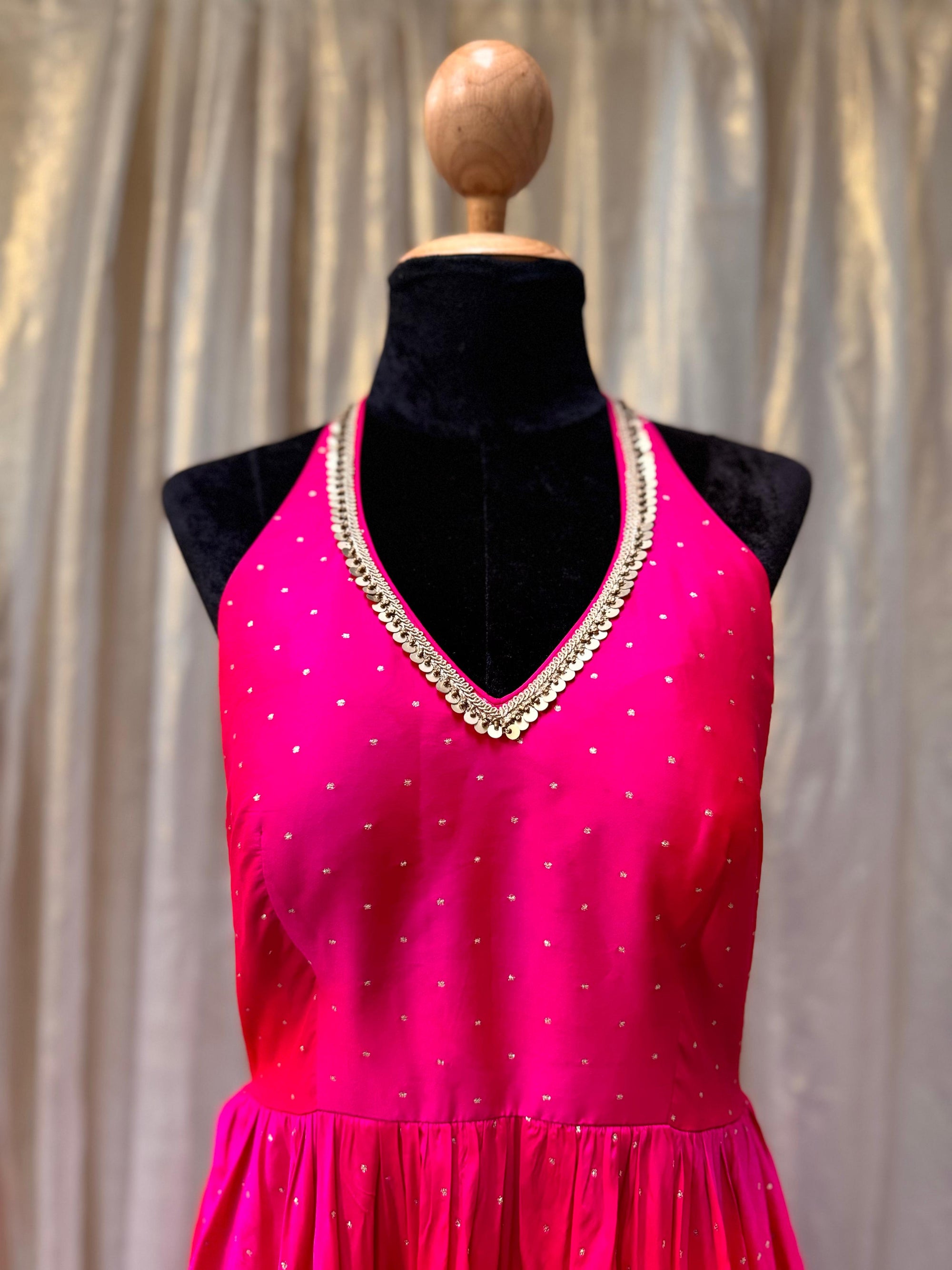 HOT PINK GOWN