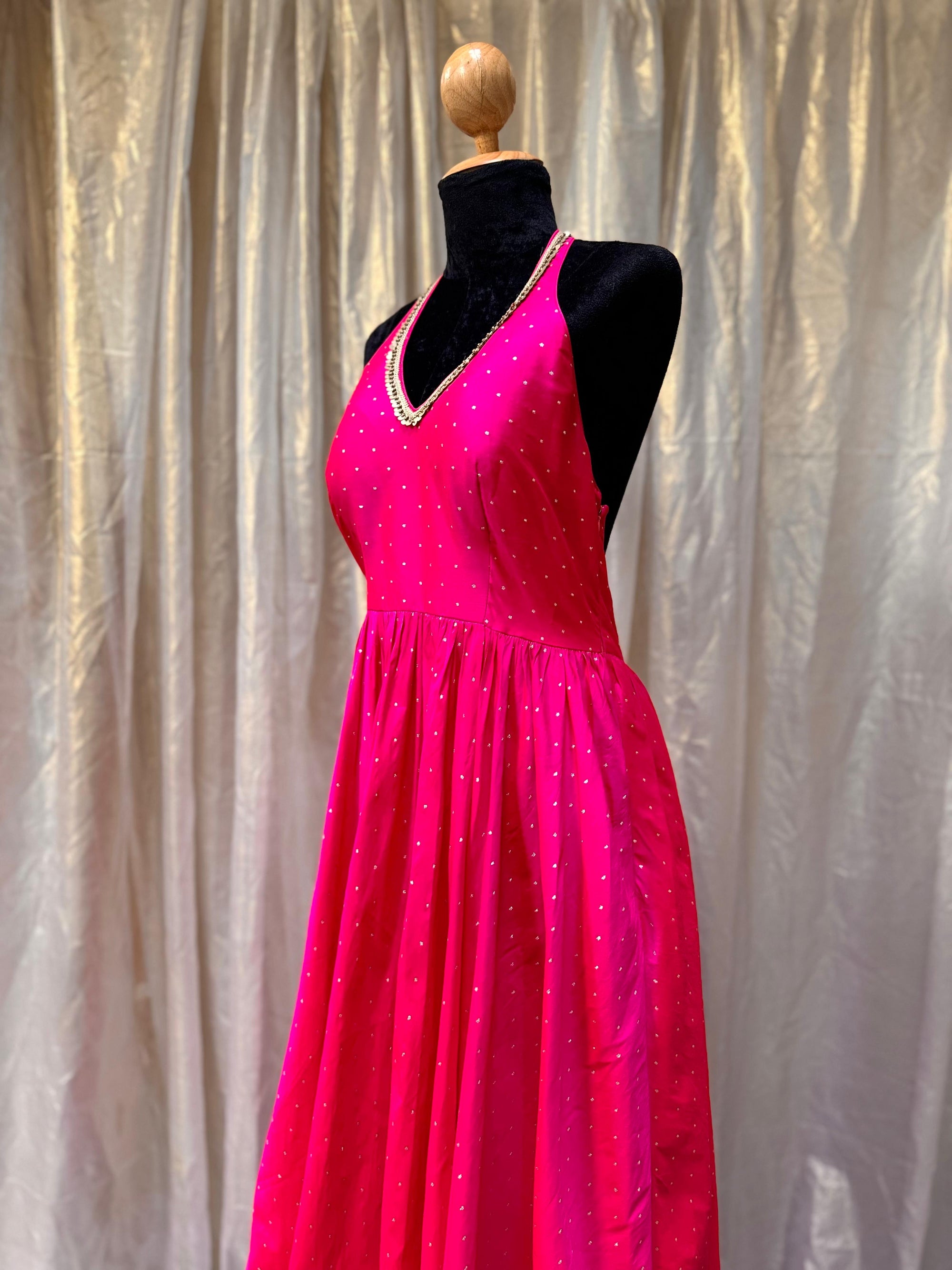 HOT PINK GOWN