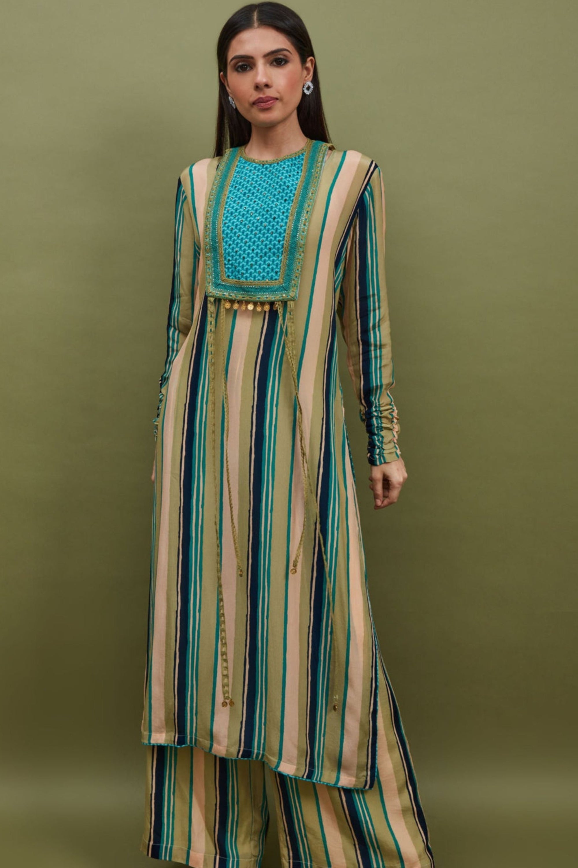 SEHER - CREPE KURTA PLAZO SET