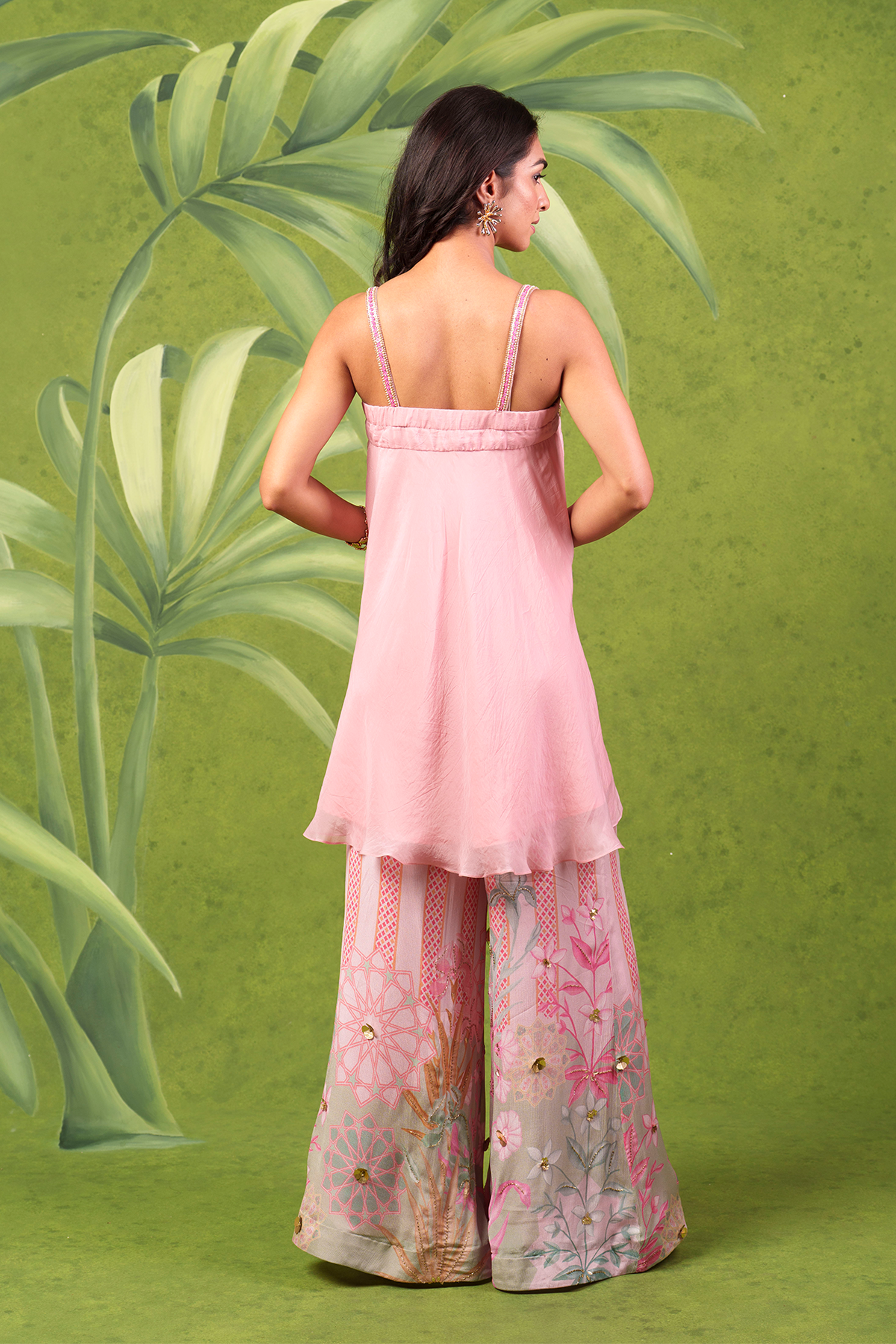 Blush Plazo Set