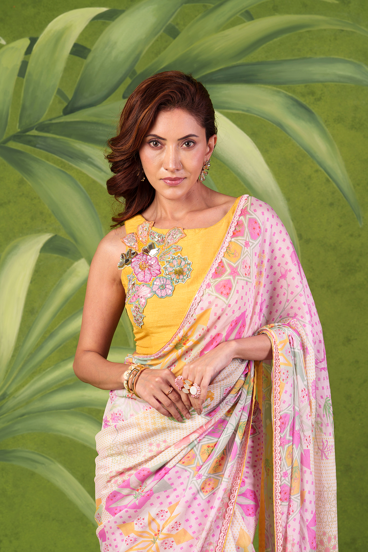 Opulent Pre Draped Saree