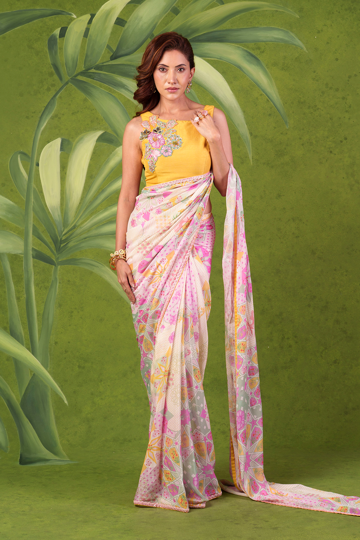 Opulent Pre Draped Saree