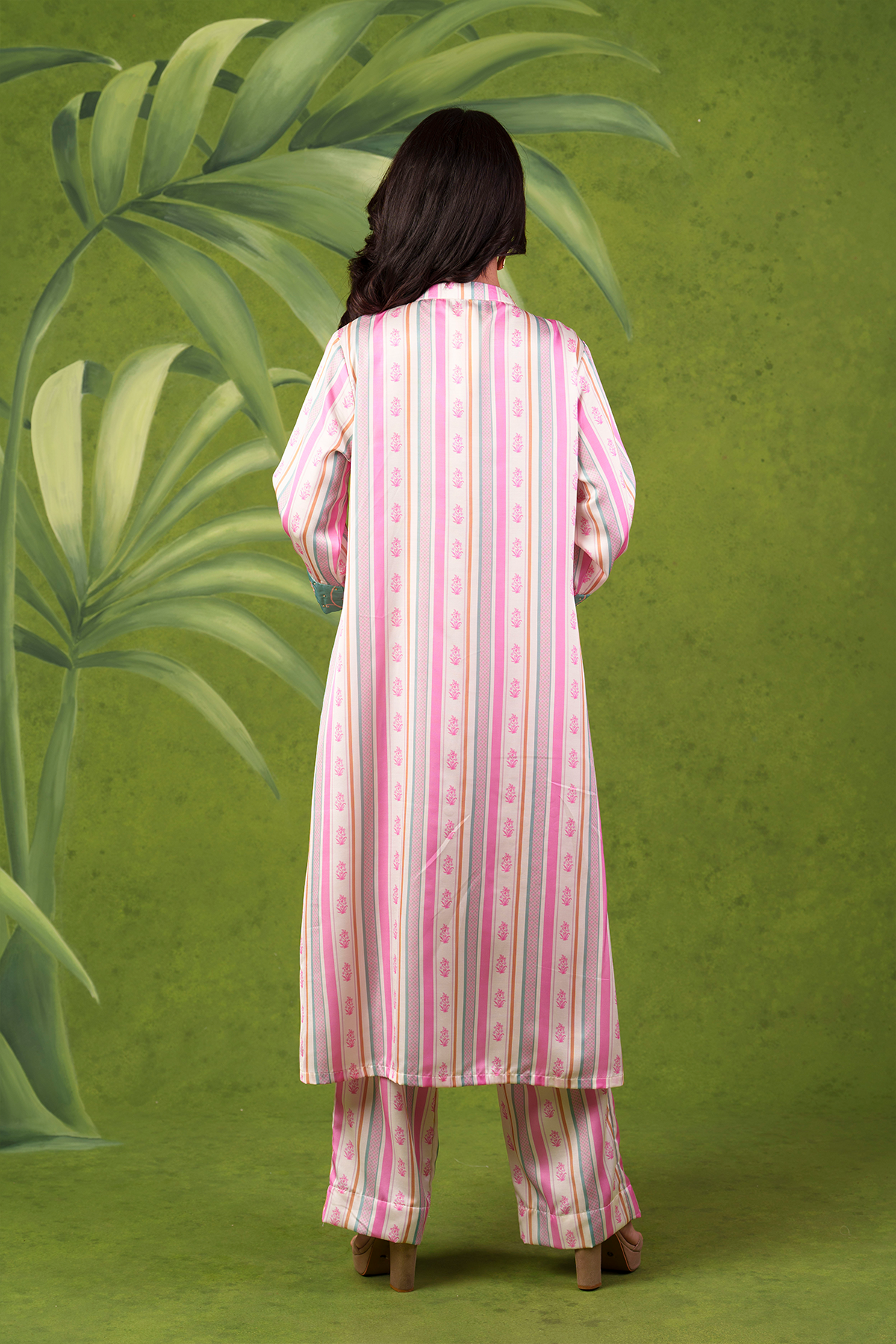 Bubblestrip Kurta Set