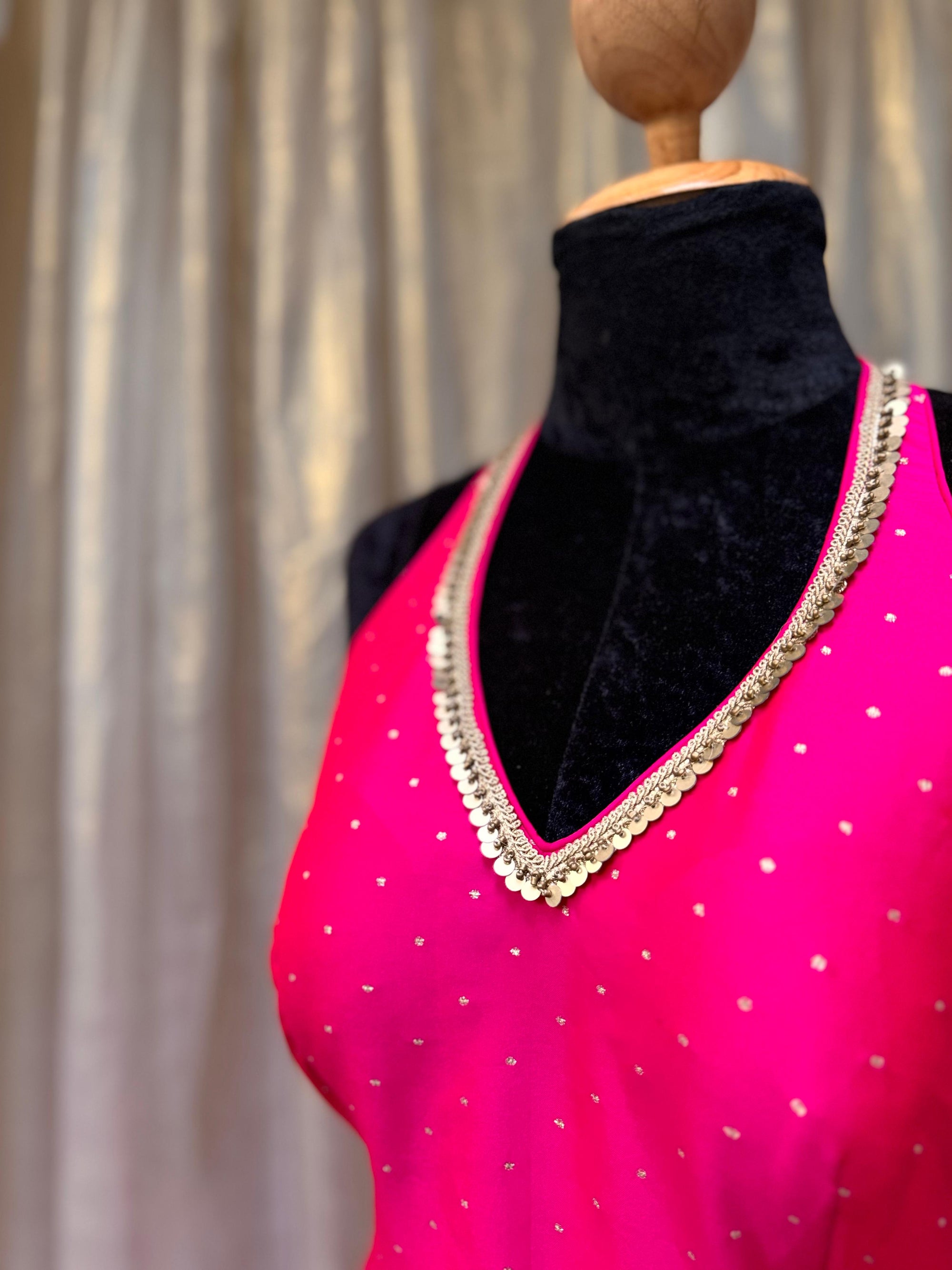 HOT PINK GOWN