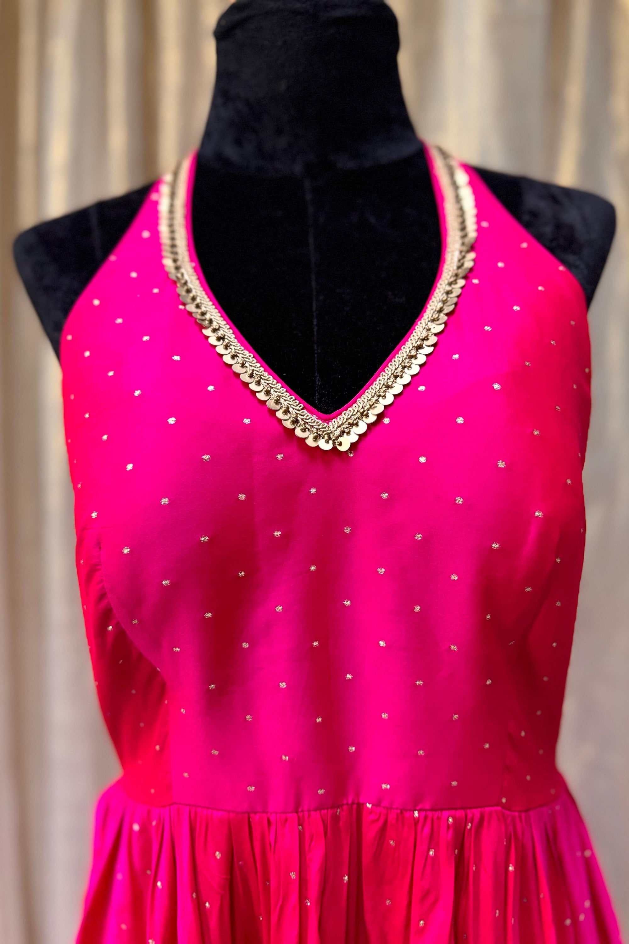 HOT PINK GOWN