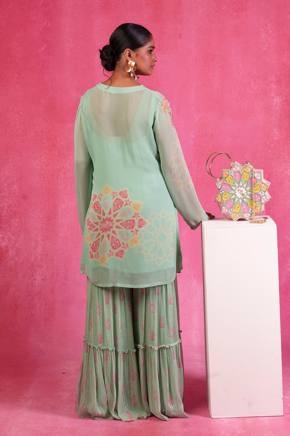 Buta Buti Seagreen Kurta