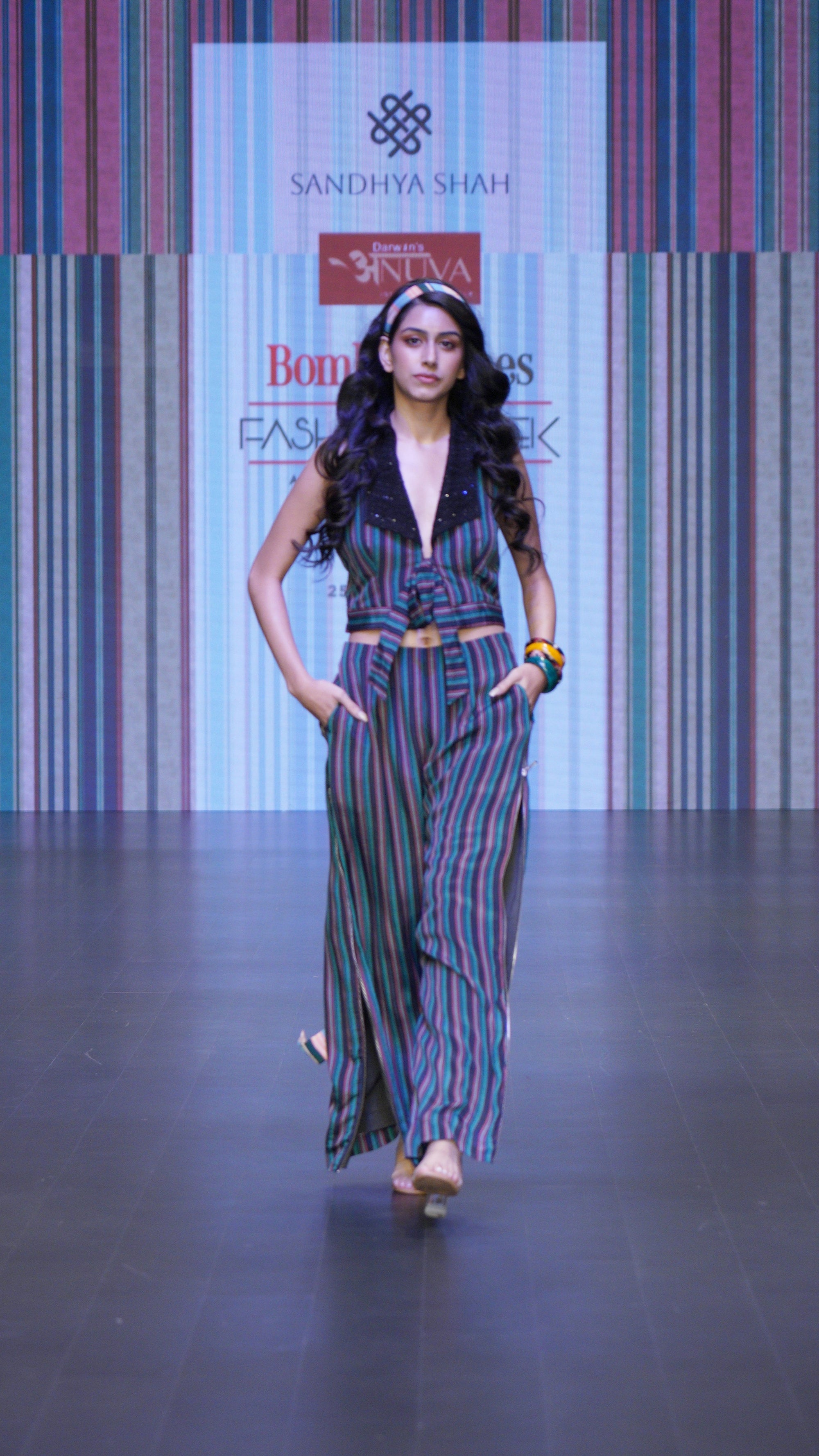 ANICETA STRIPED CO-ORD SET
