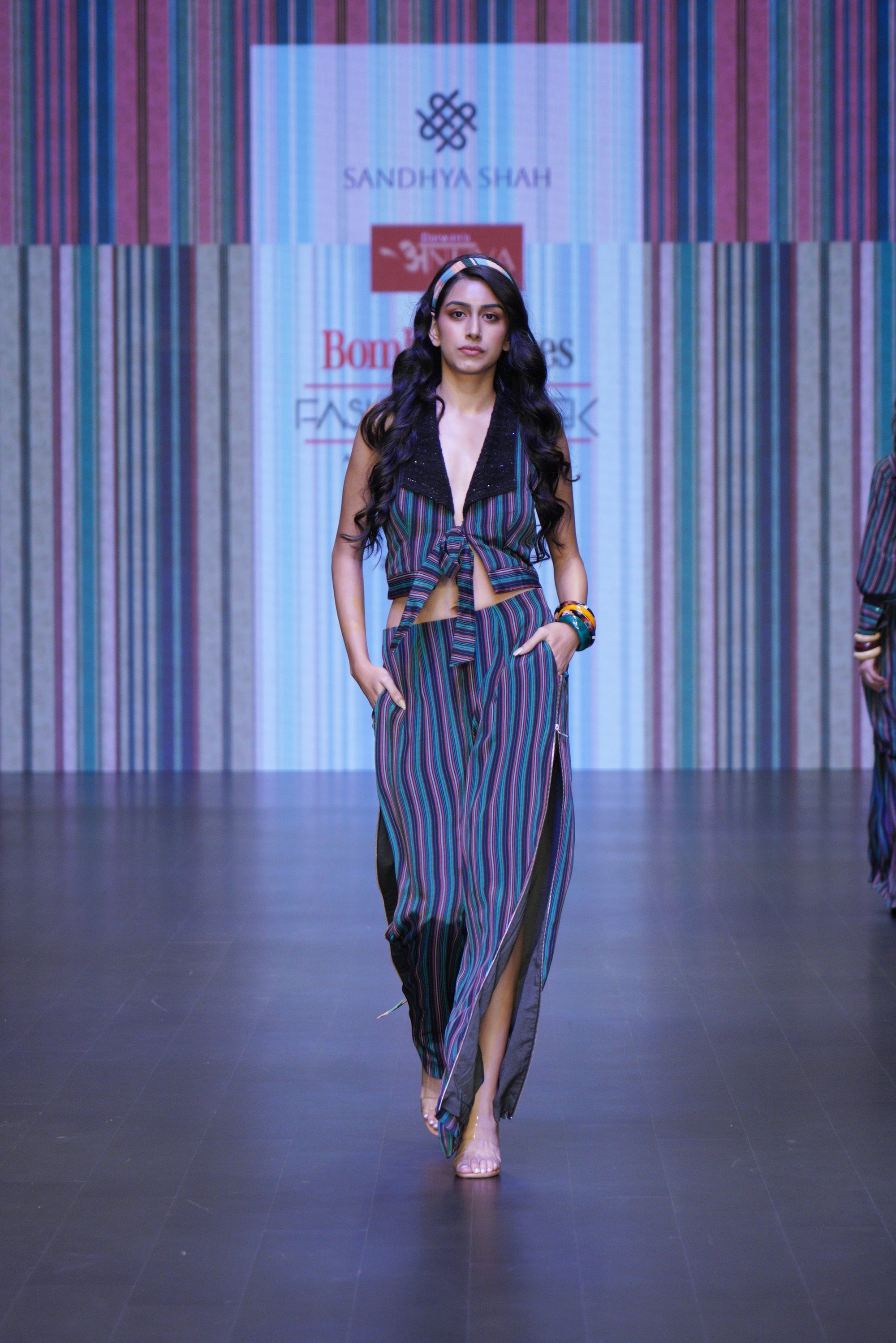 ANICETA STRIPED CO-ORD SET