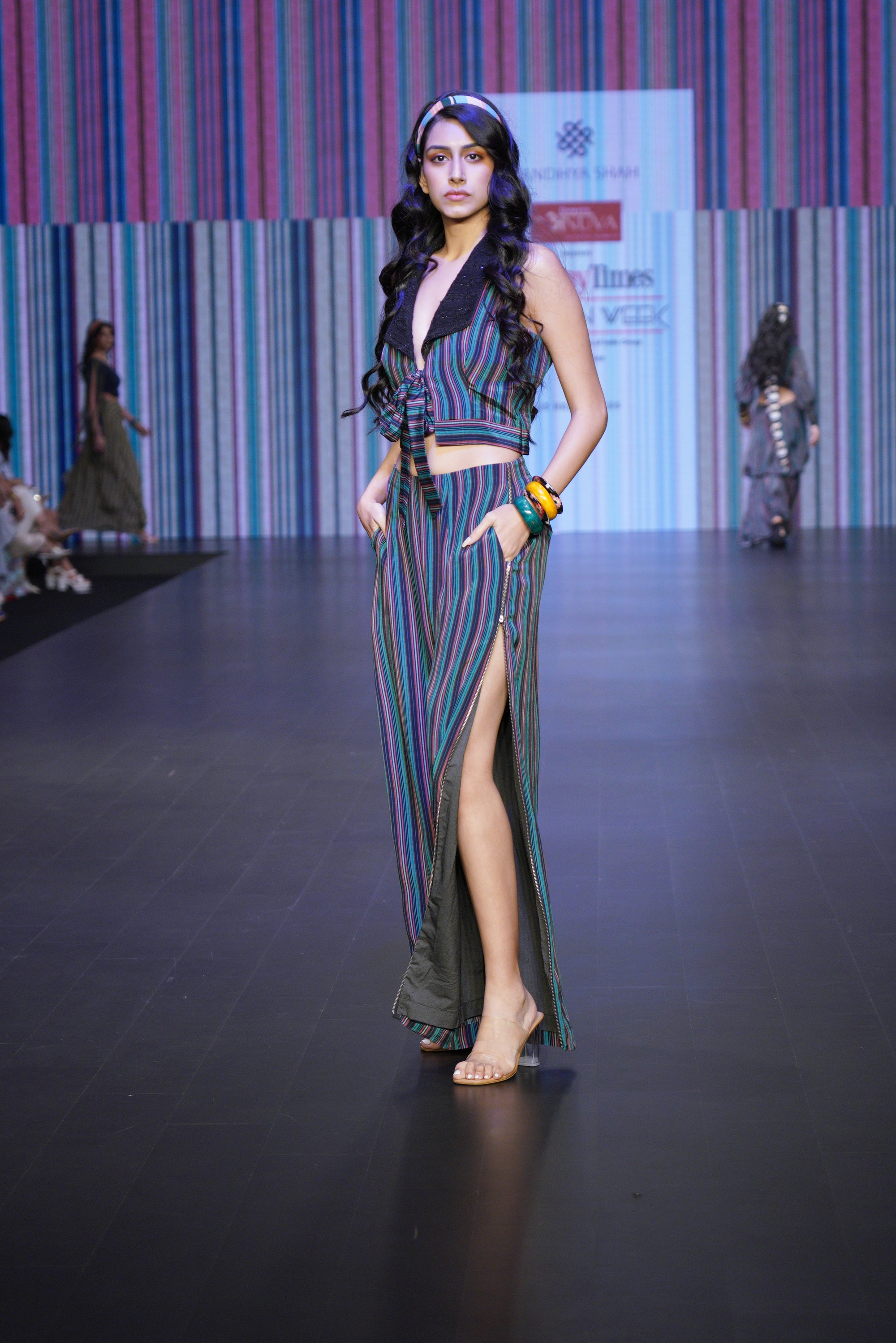 ANICETA STRIPED CO-ORD SET