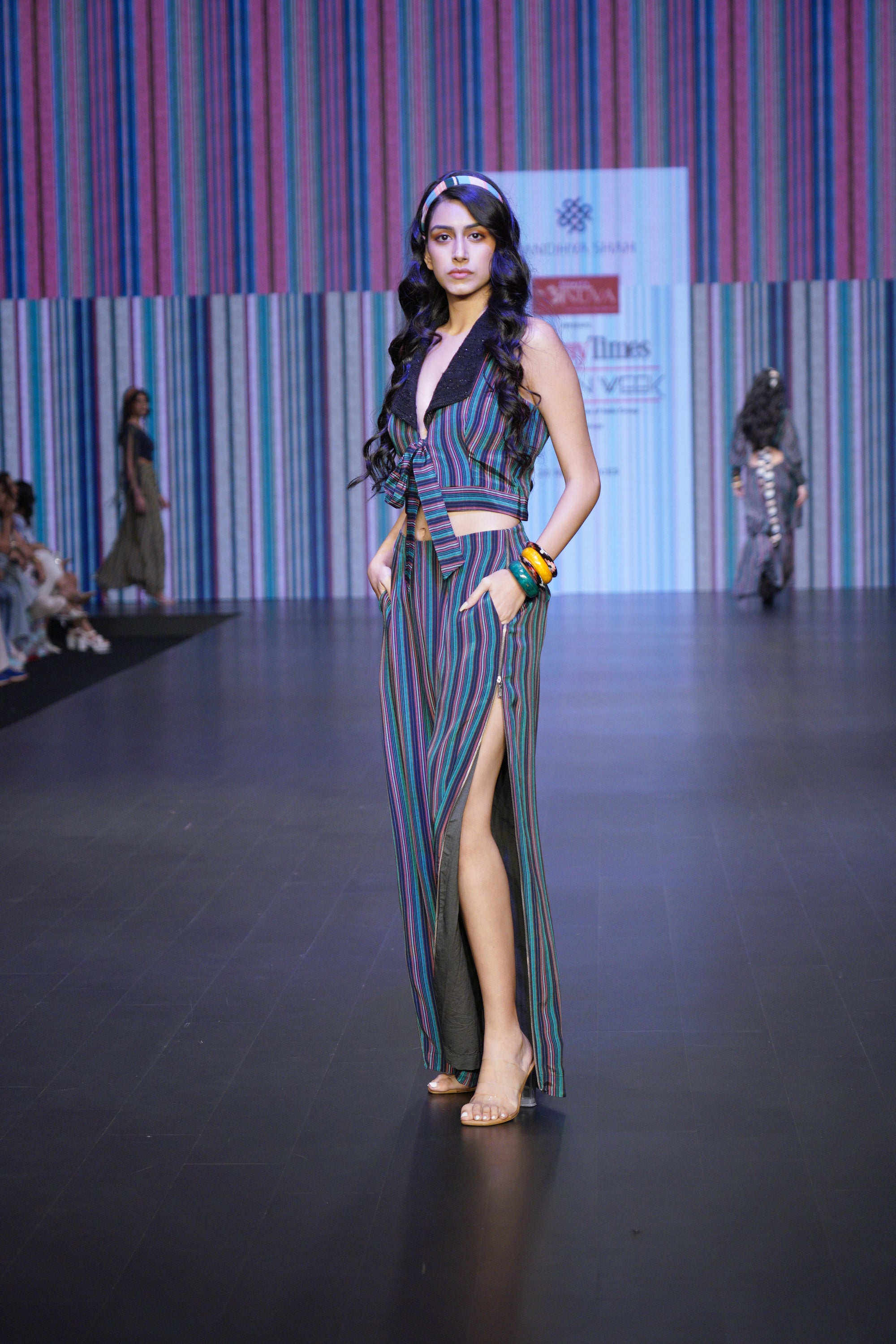 ANICETA STRIPED CO-ORD SET