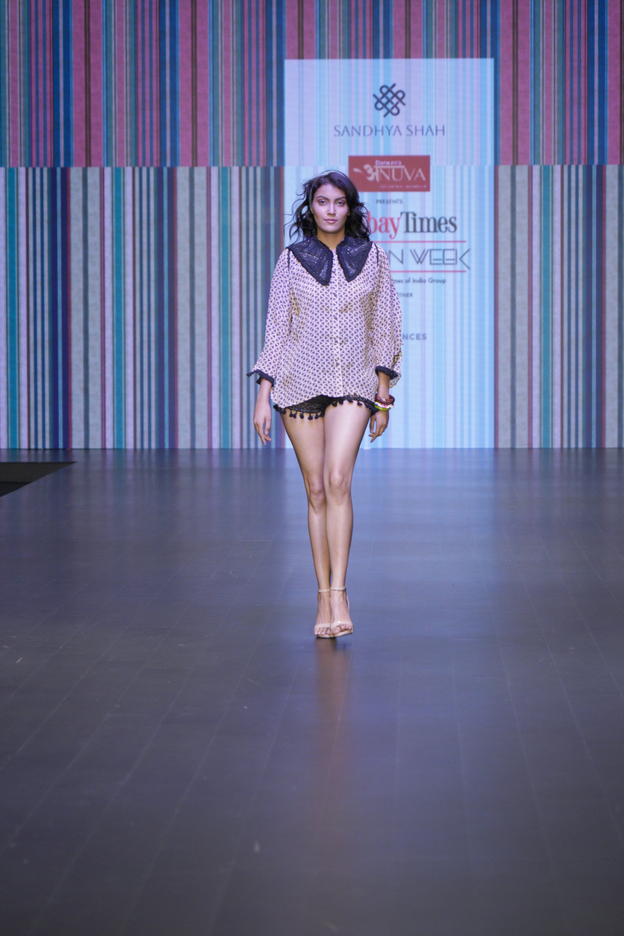 CLEORA SHIRT AND LACE SHORTS