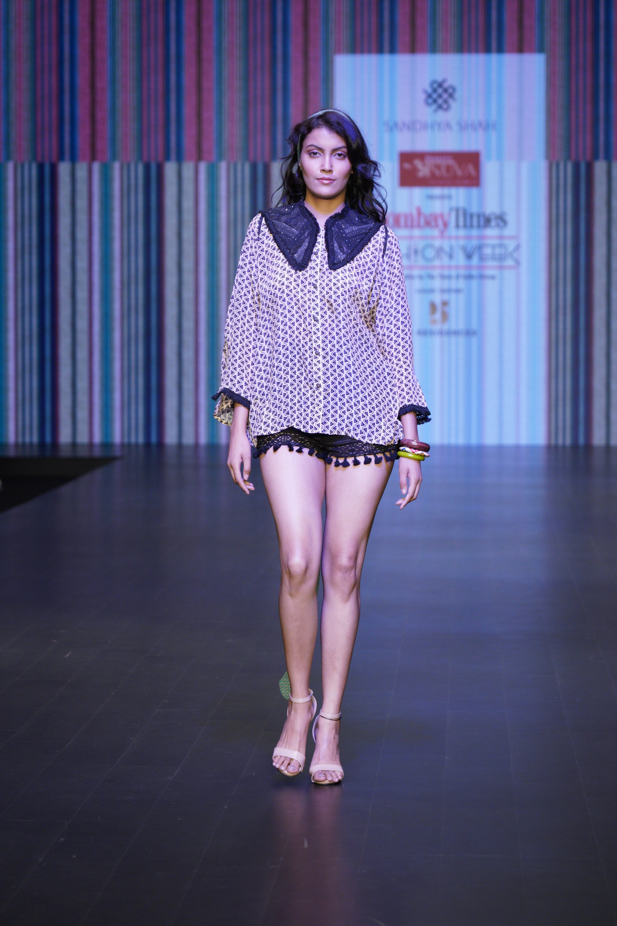 CLEORA SHIRT AND LACE SHORTS