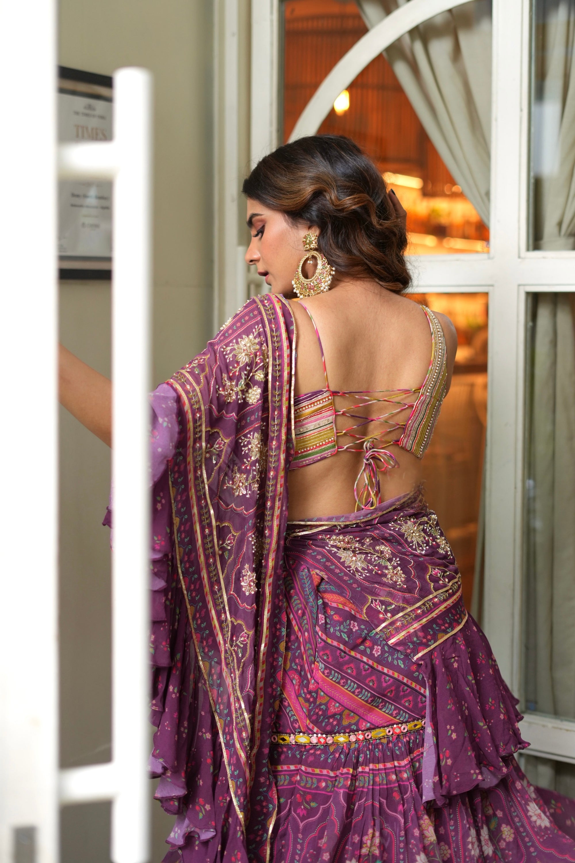 DAMINI RUFFLE SAREE
