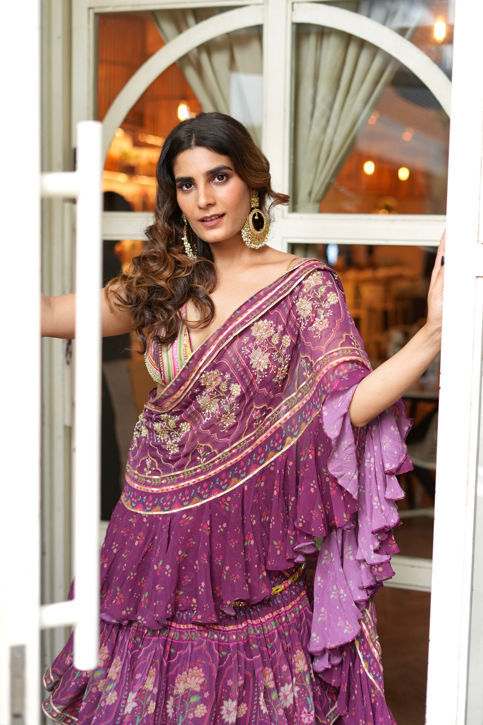 DAMINI RUFFLE SAREE