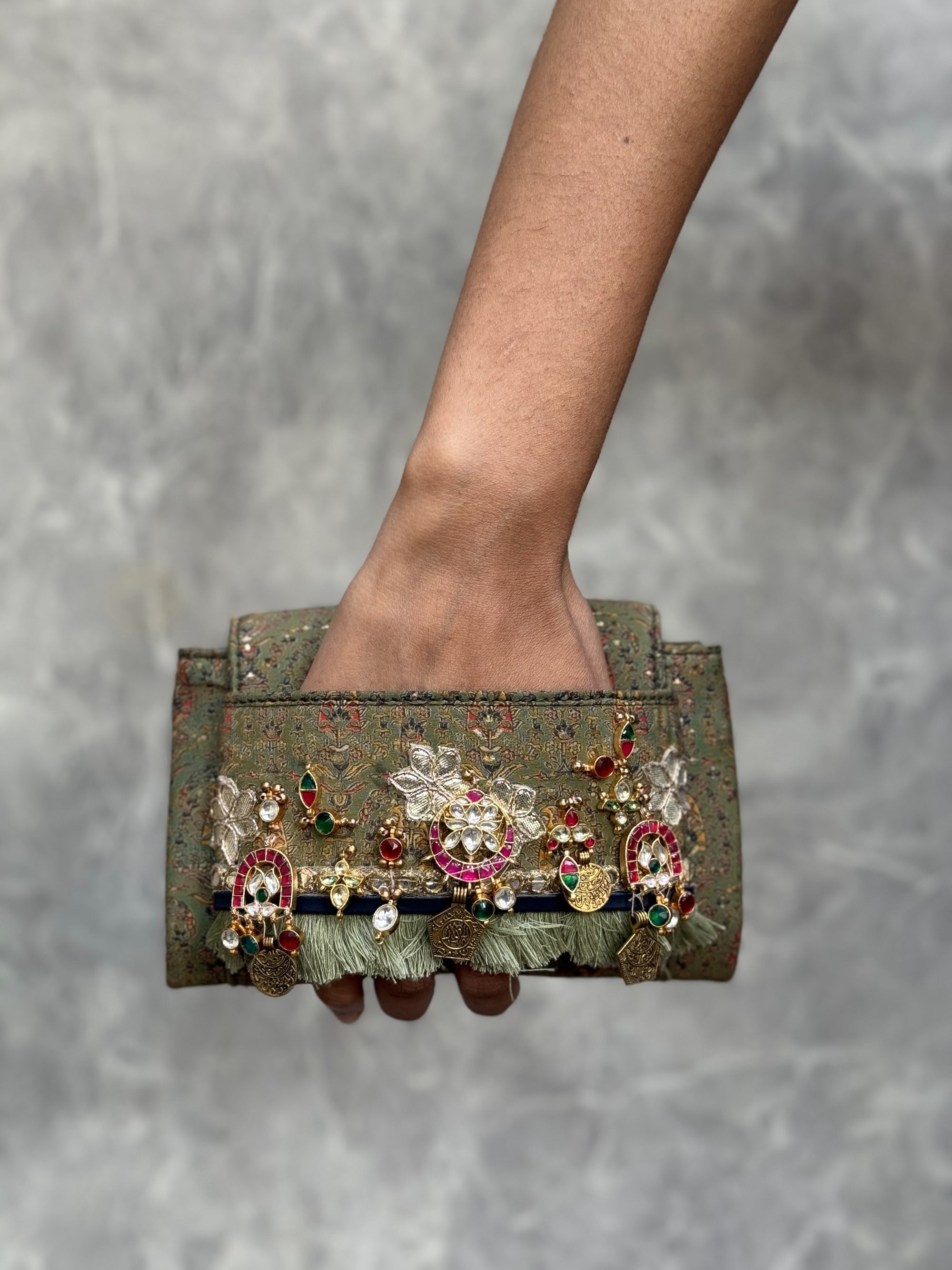 SHEKHA PALM HANDBAG