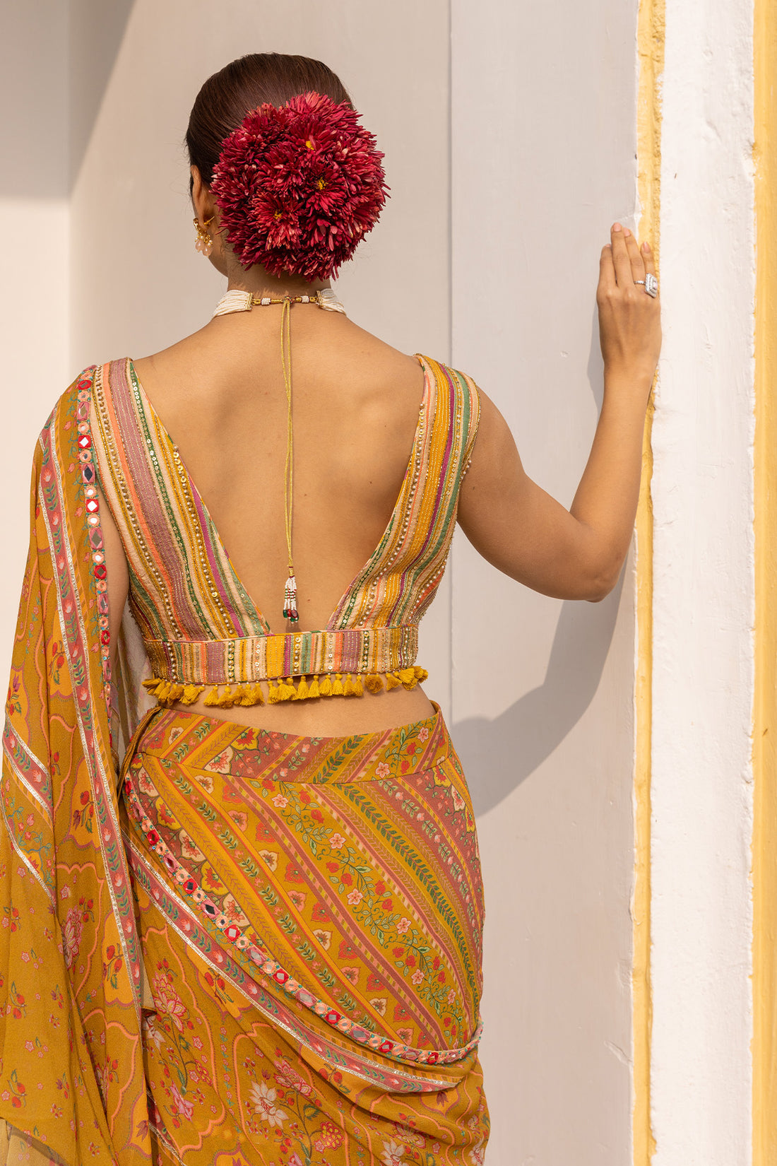 DAMINI RUFFLE SAREE