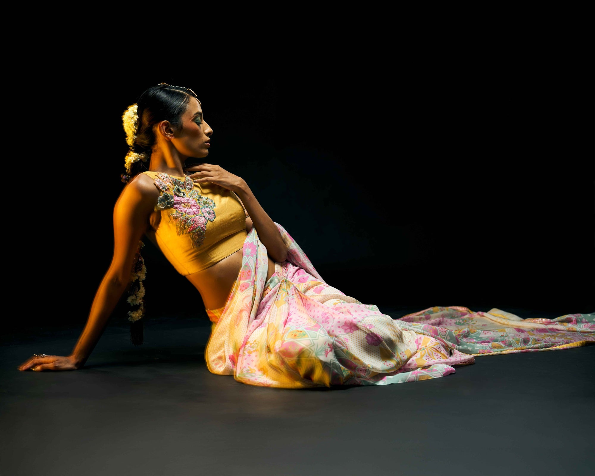 Opulent Pre Draped Saree