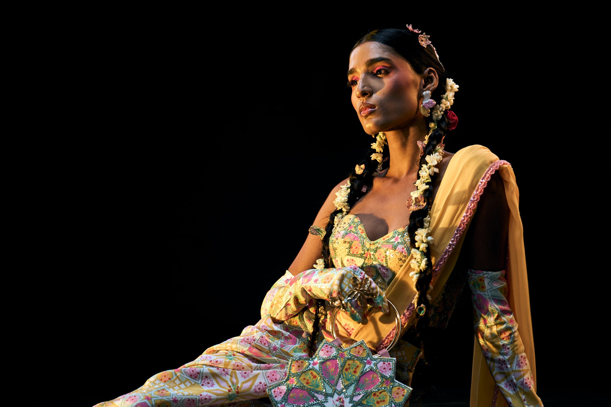 Bejewelled Draped Saree