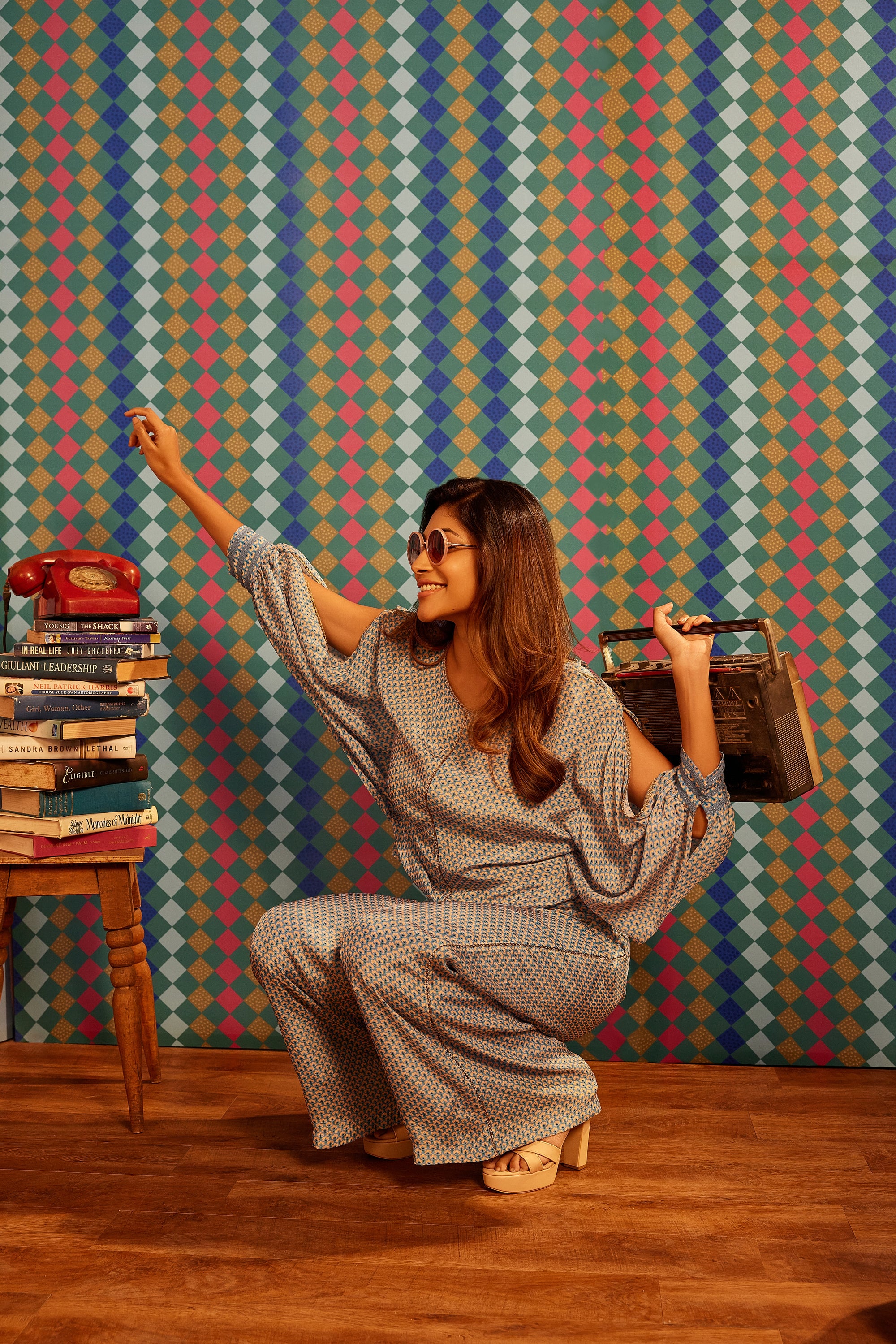 CORA powder blue co-ord set