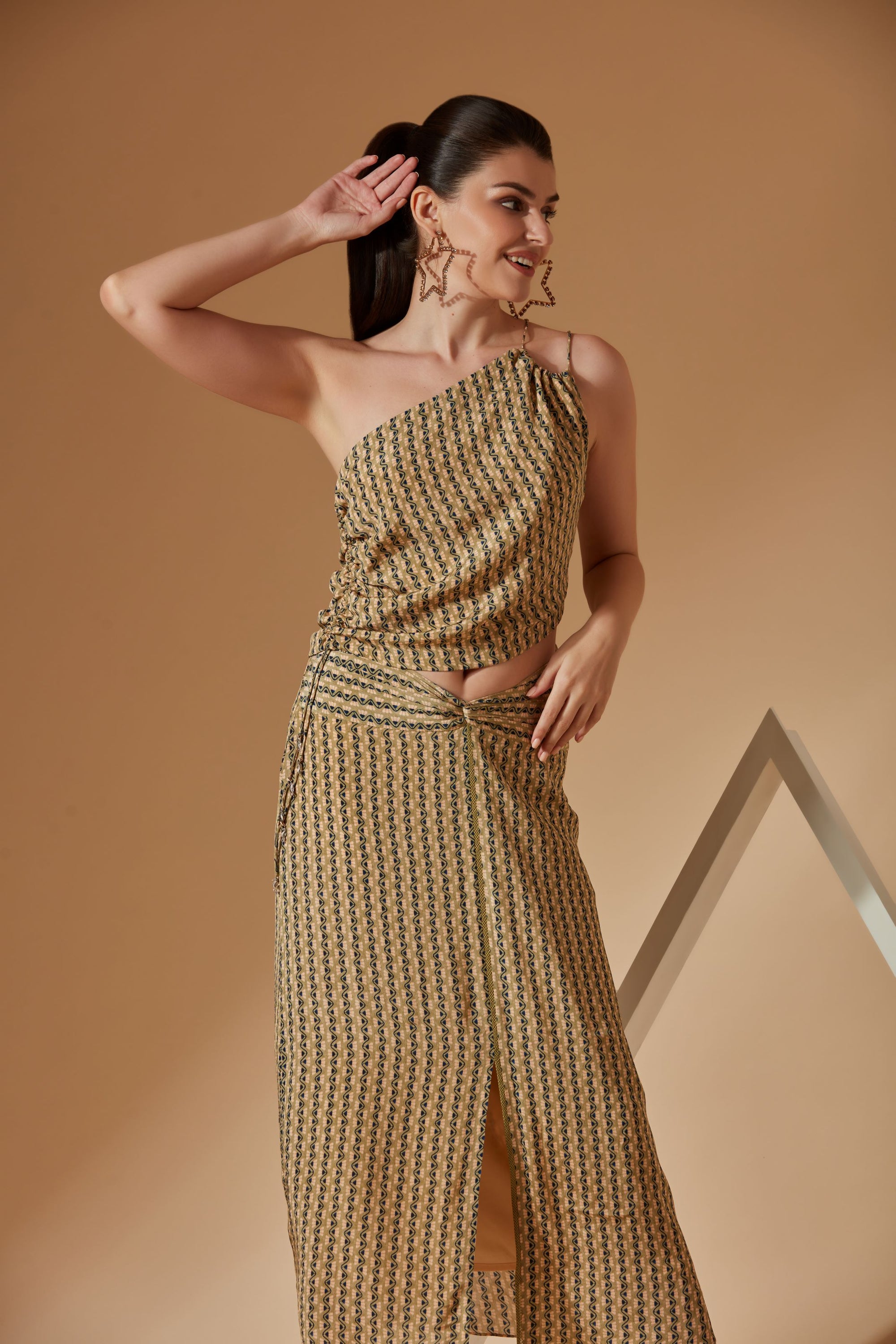 VIVIAN ONE SHOULDER CO-ORD SET