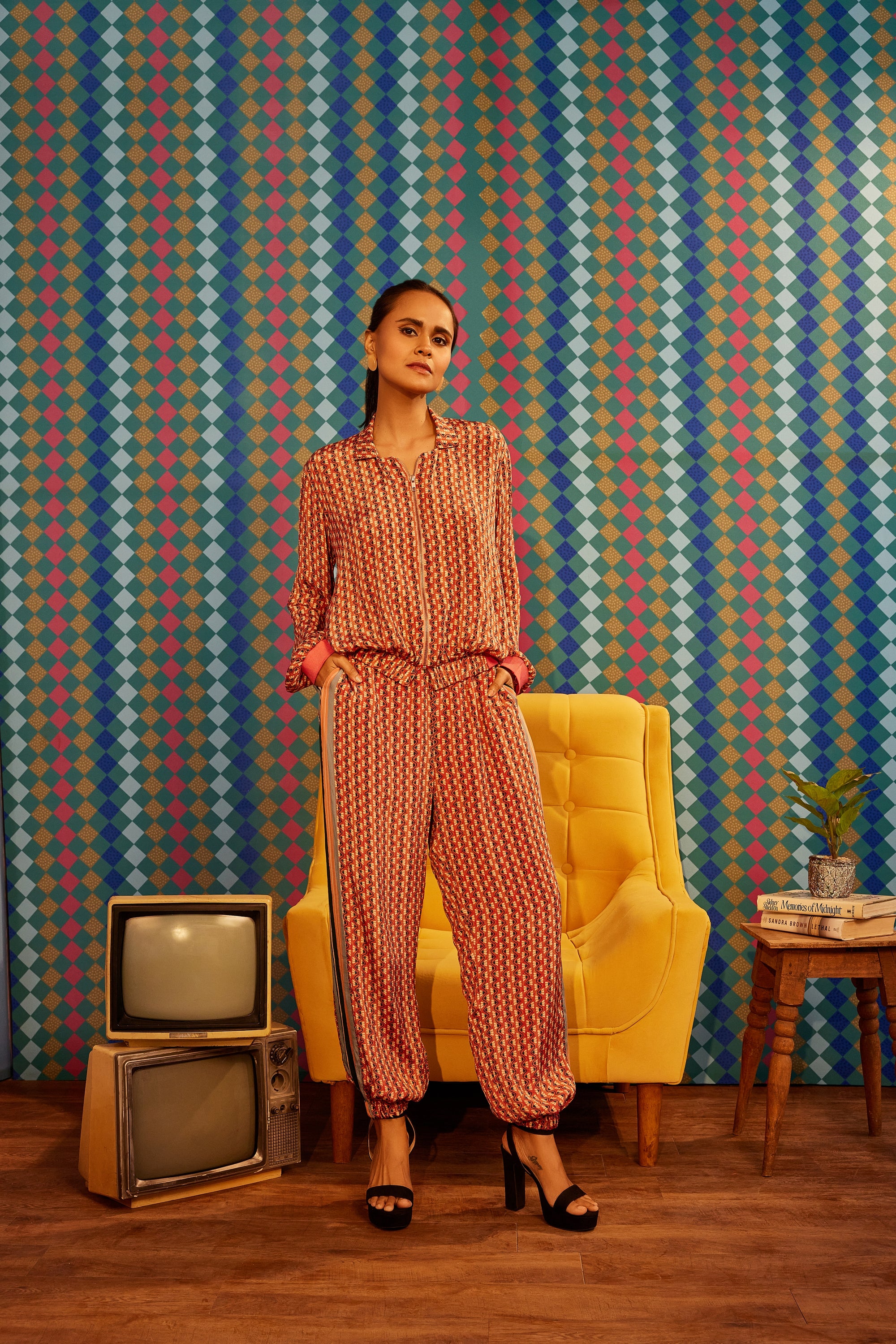 DAPHNE SPICED CORAL CO-ORD SET