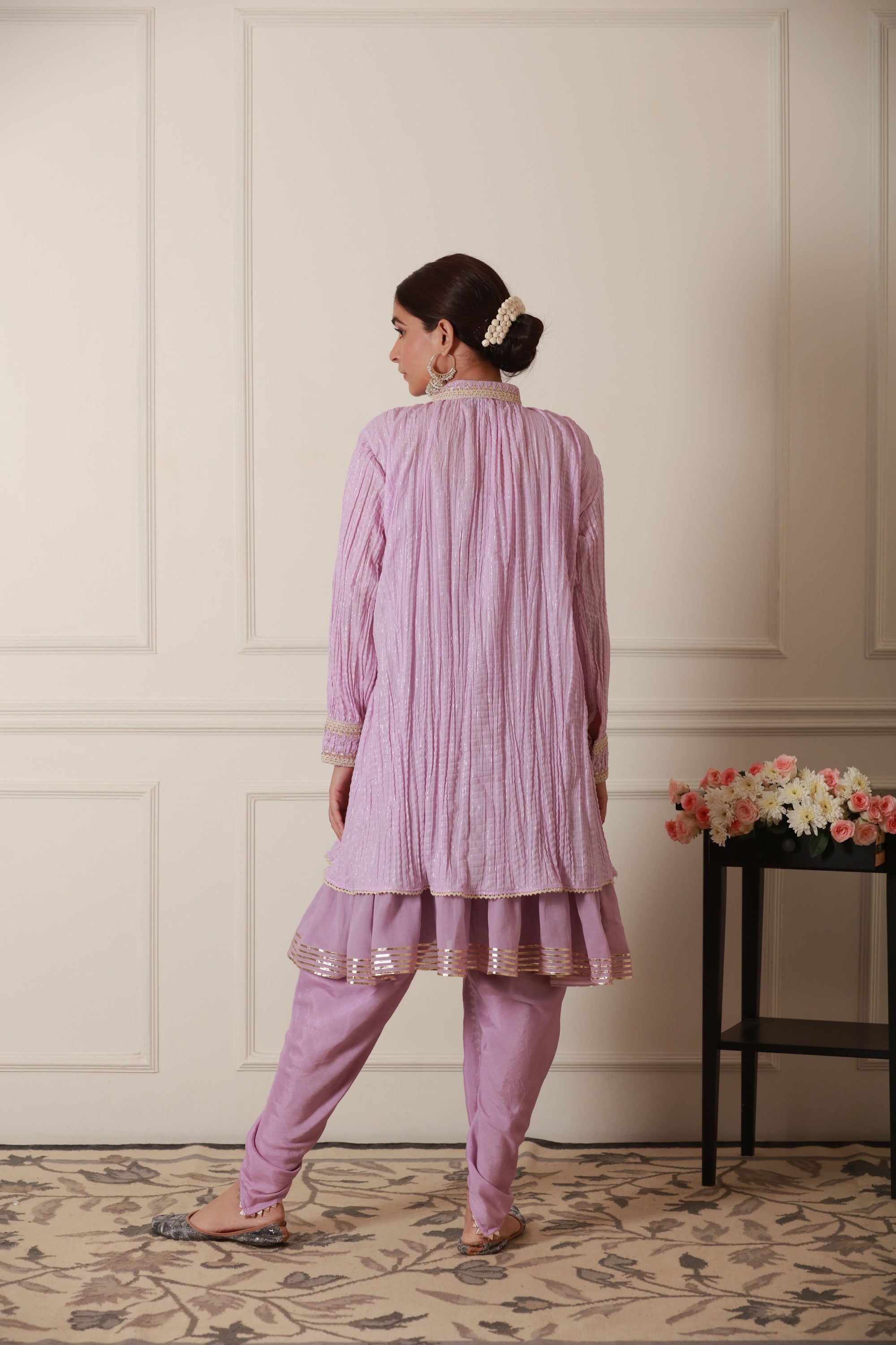 LILAC MOKSHI DHOTI KURTA SET