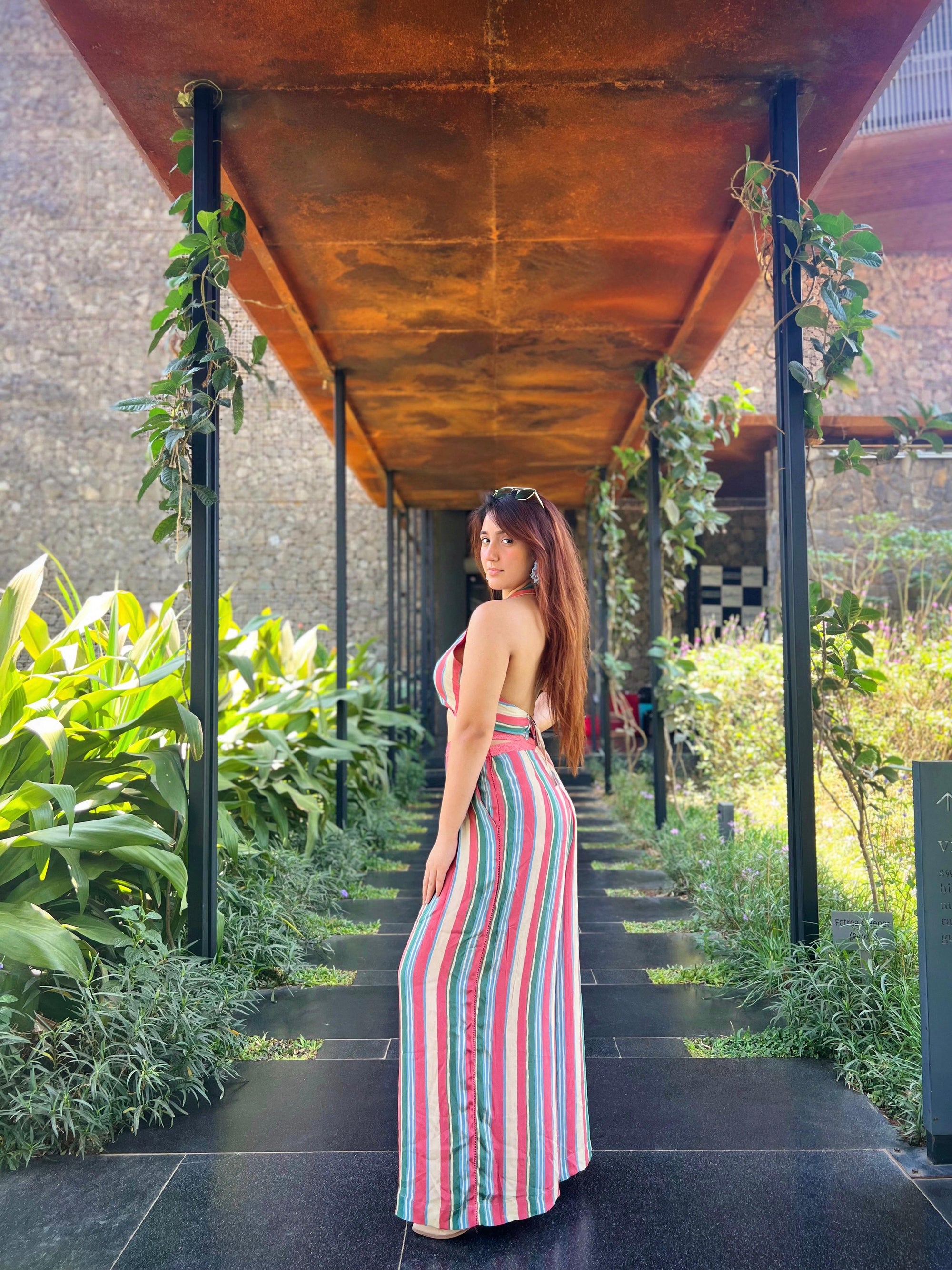 NATASA STRIPED CO-ORD SET