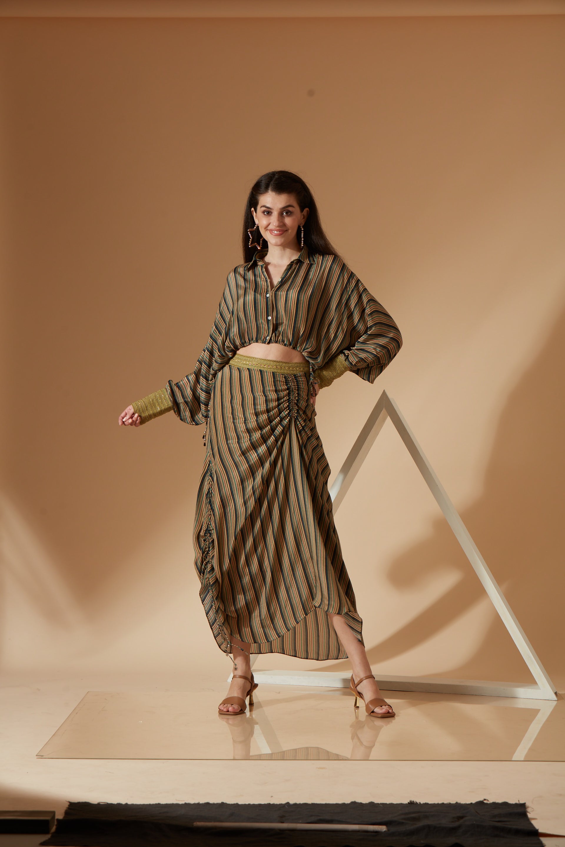 IVY BLUE CO-ORD SKIRT SET