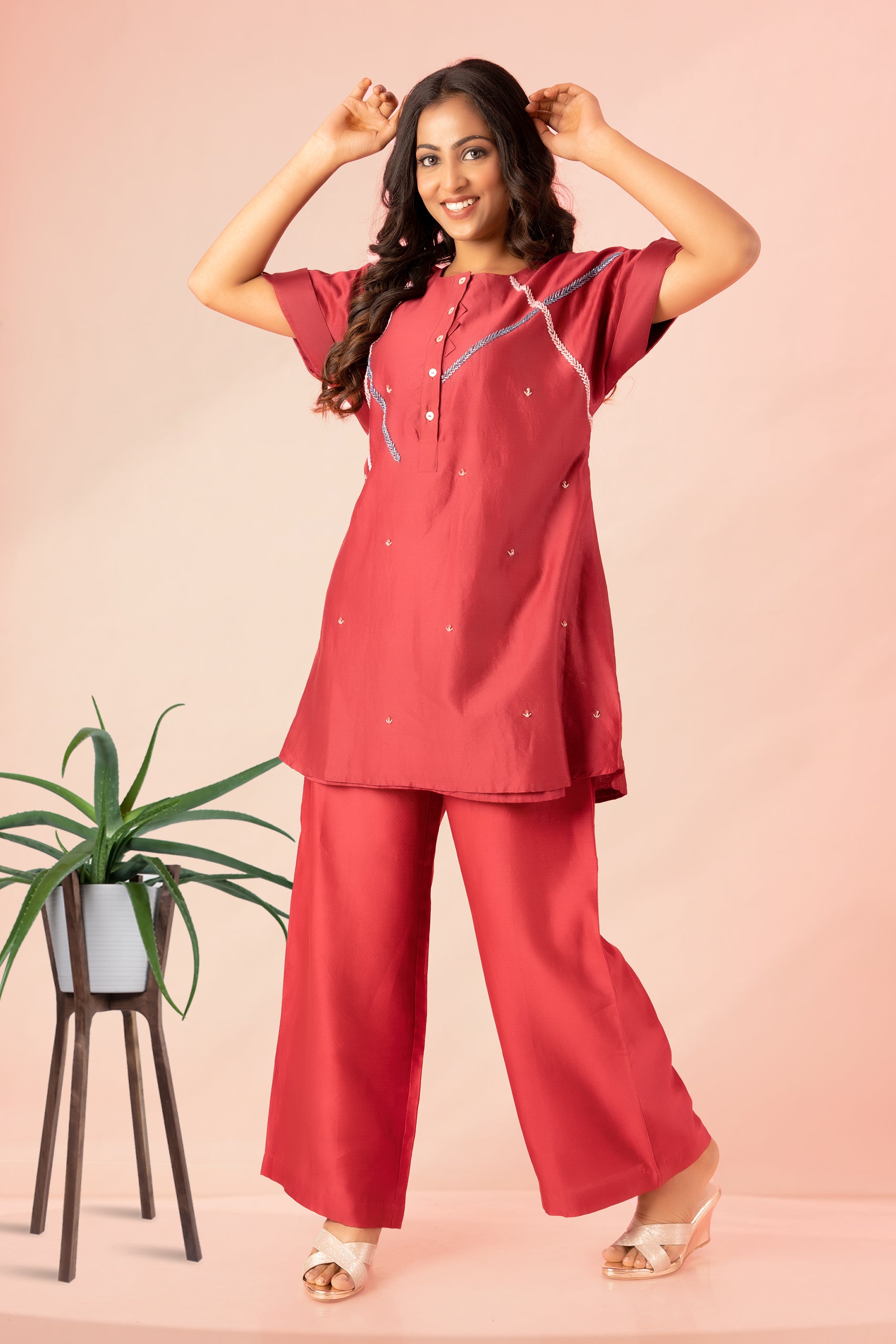 RUST RUBLE CO-ORD SET