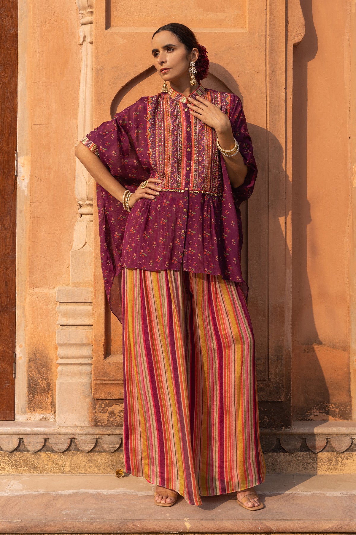 ZOYA KAFTAN PALAZZO SET