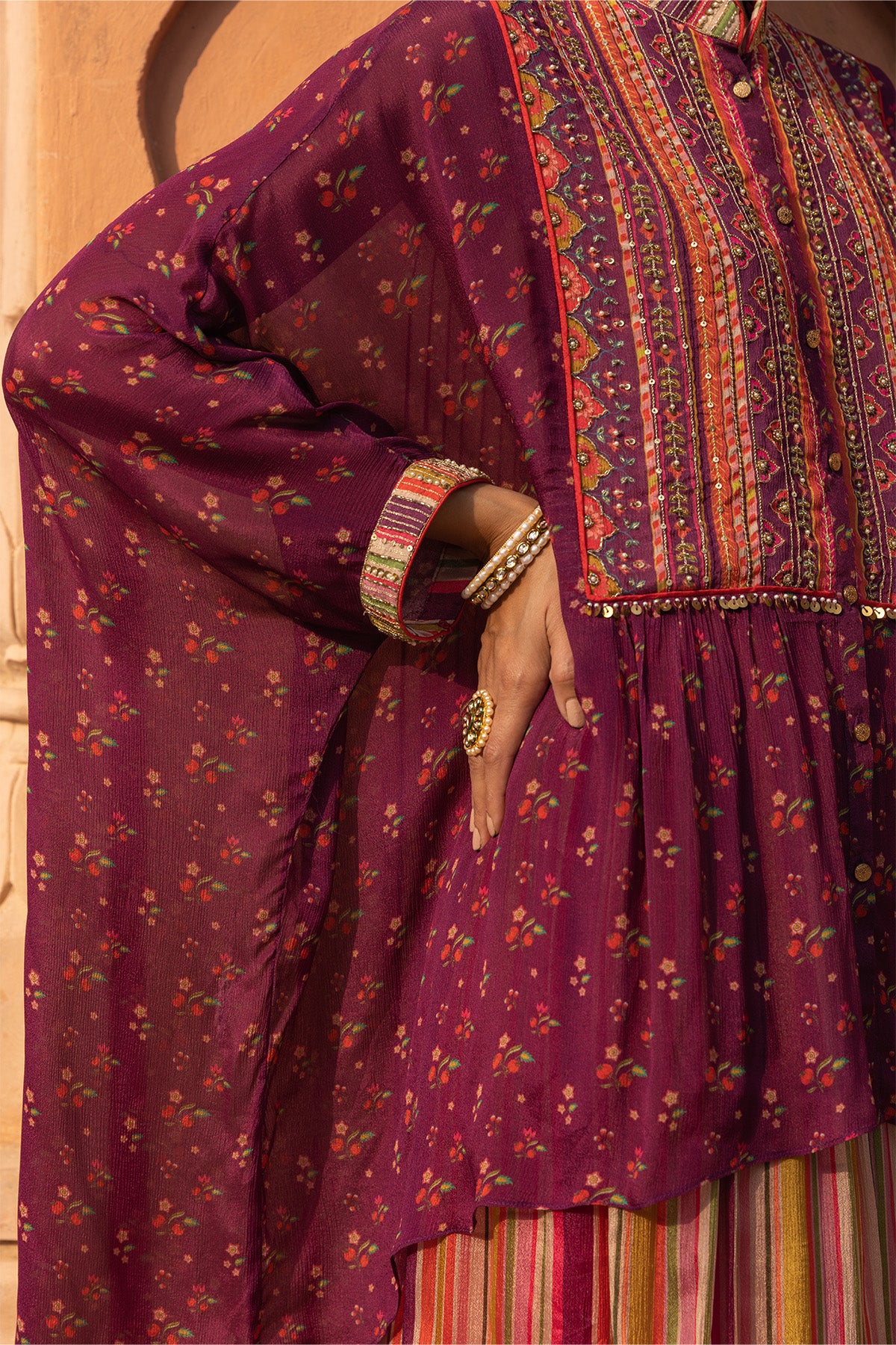ZOYA KAFTAN PALAZZO SET