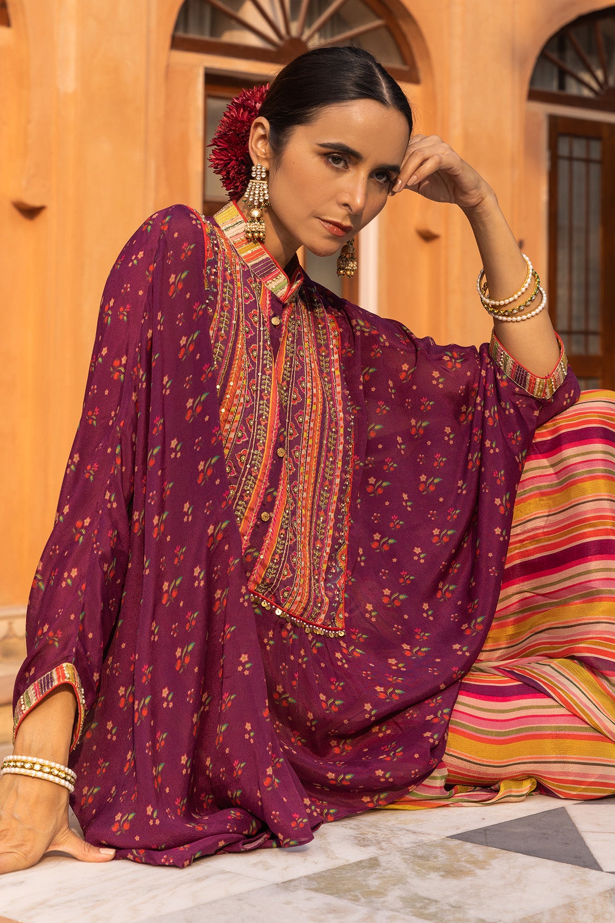 ZOYA KAFTAN PALAZZO SET