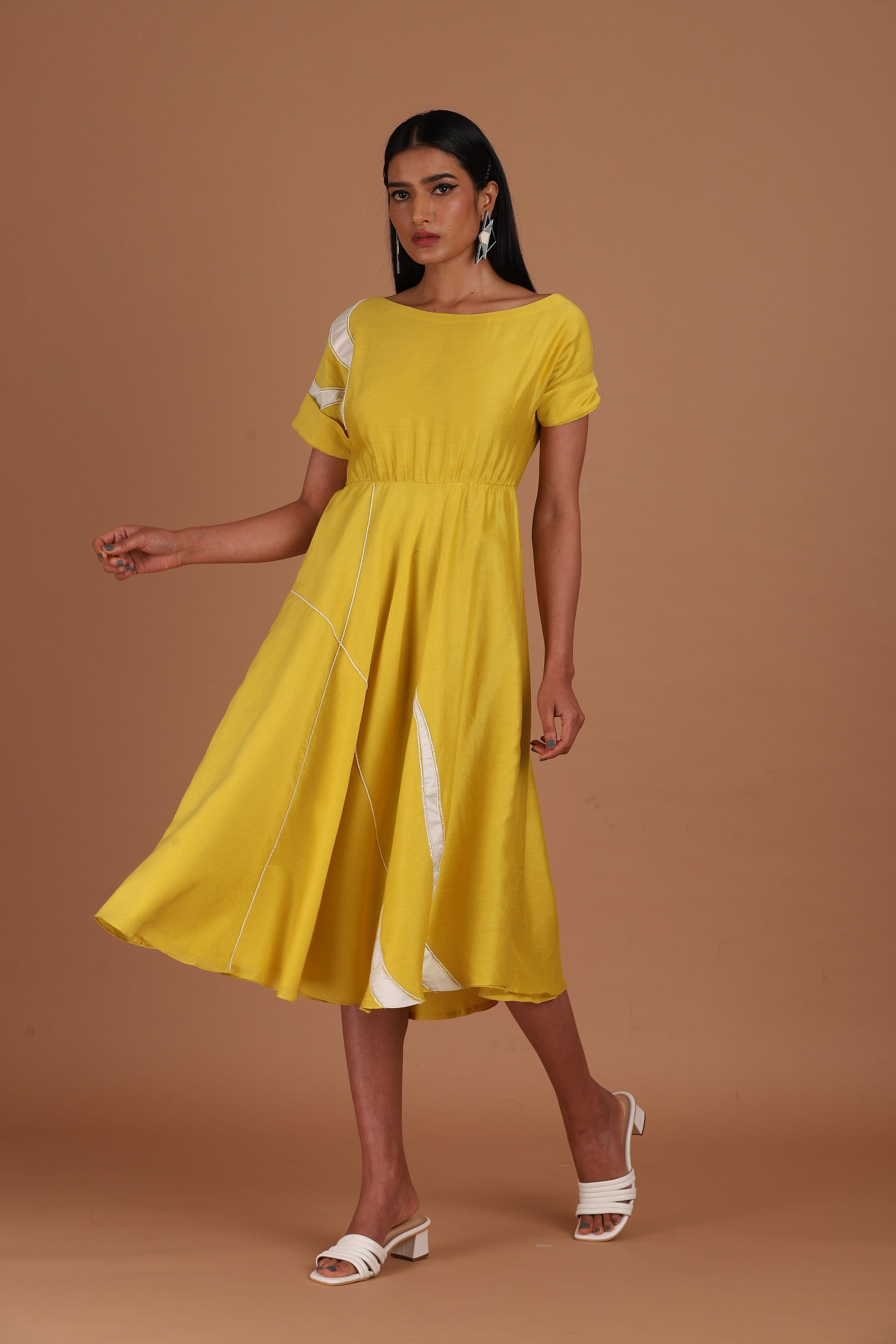 TUNIC CALF LENGTH DRESS