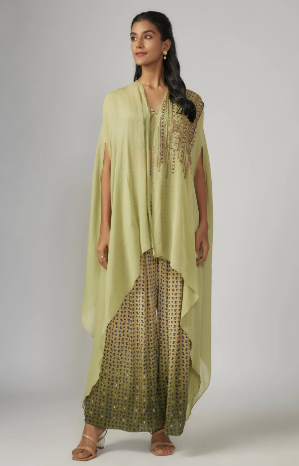Indo Western Dress For Women Party Wear Celebrate Fusion Elegance - Sandhya Shah