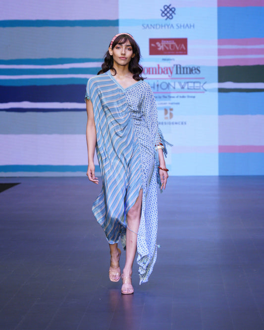 HARMONY BLUE KAFTAN DRESS