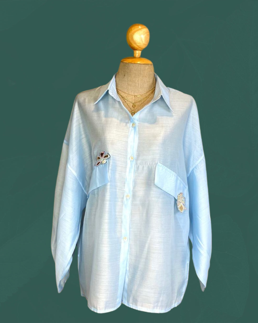 Sapphire Sky Blue Shirt