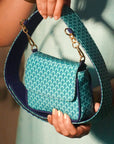 AQUA BLOOM HANDBAG