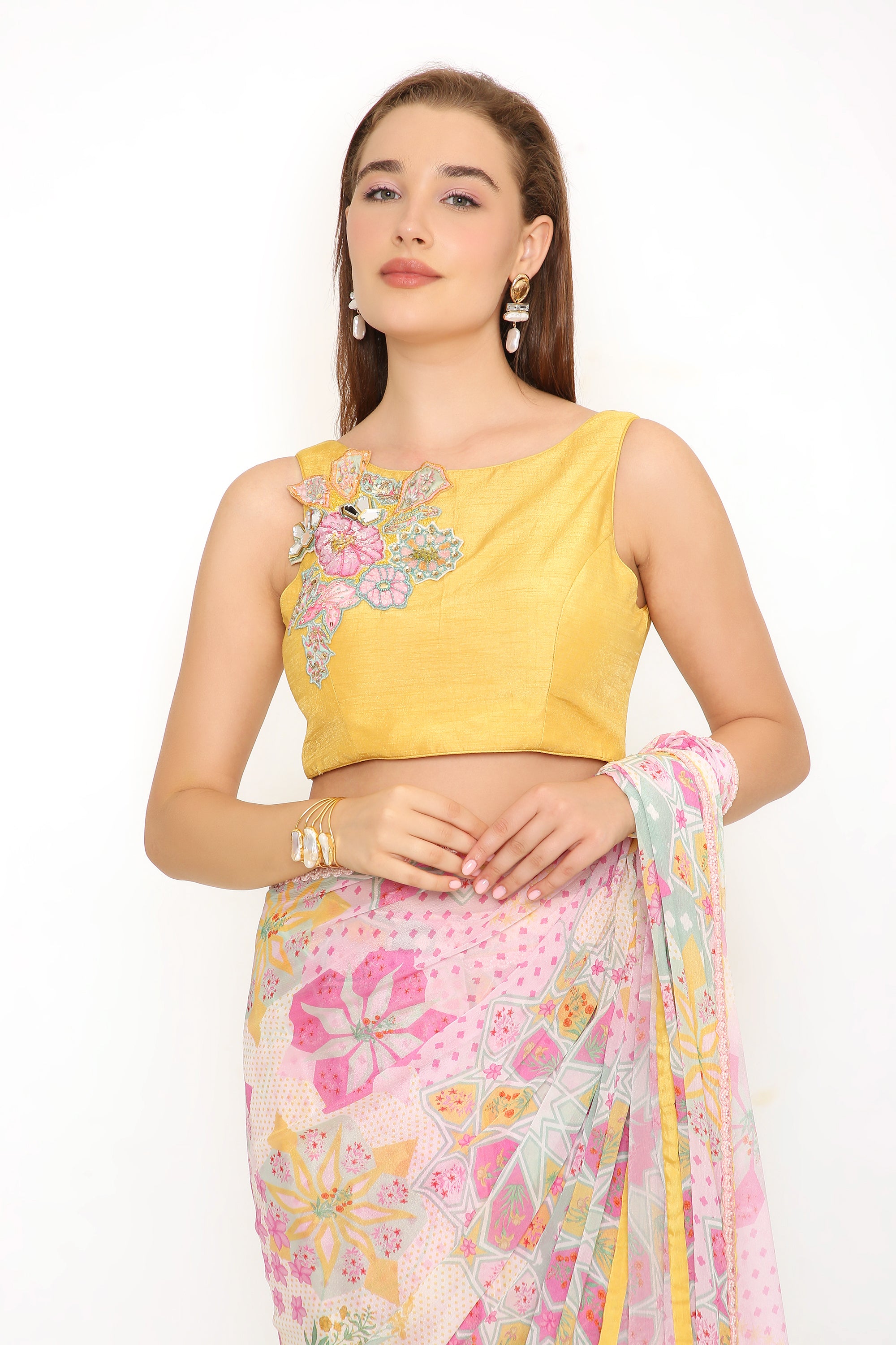 Opulent Pre Draped Saree