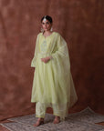 Saba Lime Green Kurta Set