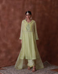 Saba Lime Green Kurta Set