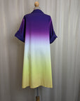 RAINBOW OMBRE SHIRT DRESS