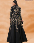 Black Seraph Lehenga Set