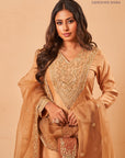 Beige Aafrin Kurta Set