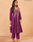 Purple Mahtab Kurta Set