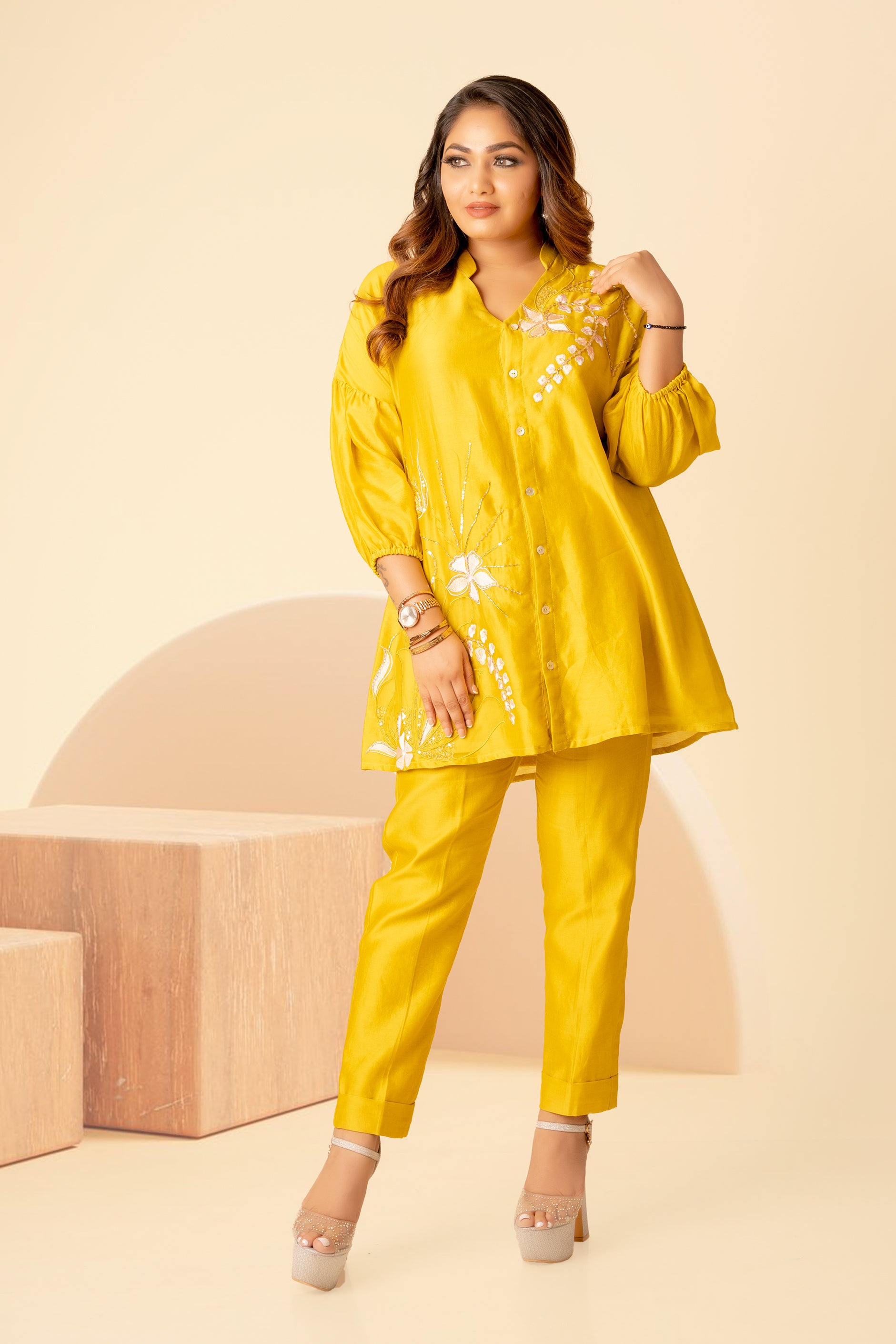 yellow co-ord set