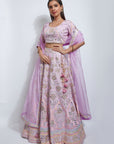 lehenga set with net dupatta perfect for weddings